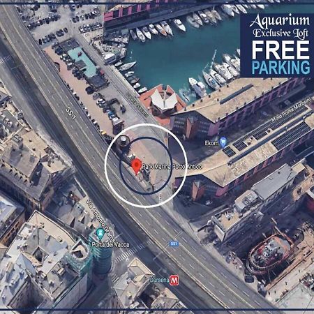 Апартаменты Aquarium Exclusive Loft - Private Parking Генуя Экстерьер фото